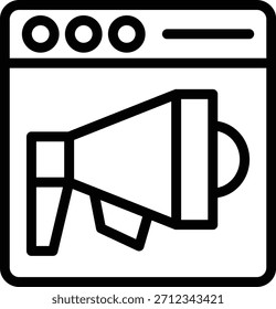 Estilo de Ícone da Campanha de Design de Vetor
