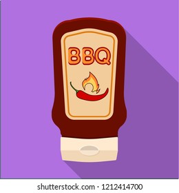 Vector design of can and food symbol. Collection of can and package stock symbol for web.