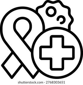 Vector Design Cancer Documentary Icon Style