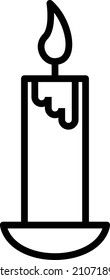 Vector Design Candle Icon Style
