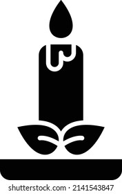 Vector Design Candle Icon Style