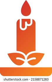 Vector Design Candle Icon Style