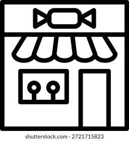 Vetor Design Candy Shop Icon Style