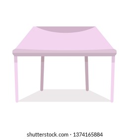 Vector design of canopy and tent icon. Set of canopy and cover stock vector illustration.