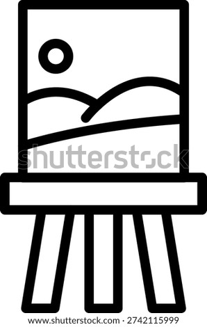 Vector Design Canvas Icon Style