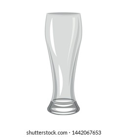 Vector design of capacity and glassware sign. Set of capacity and restaurant stock vector illustration.