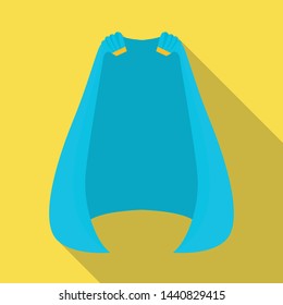 Vector design of cape and cloak logo. Collection of cape and man stock symbol for web.