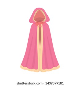Vector design of cape and princess logo. Collection of cape and queen stock vector illustration.