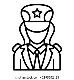 Vector Design Captain Icon Style