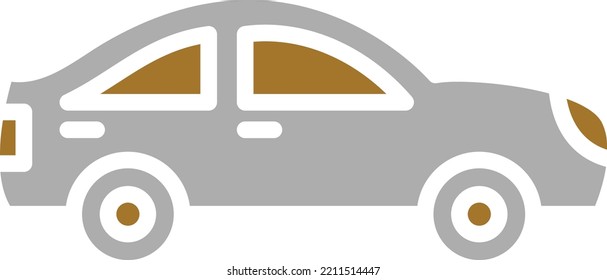 Estilo del icono del coche de diseño del vector