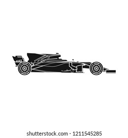 Vector design of car and rally icon. Set of car and race vector icon for stock.