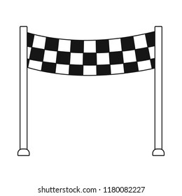 Vector design of car and rally symbol. Set of car and race stock symbol for web.