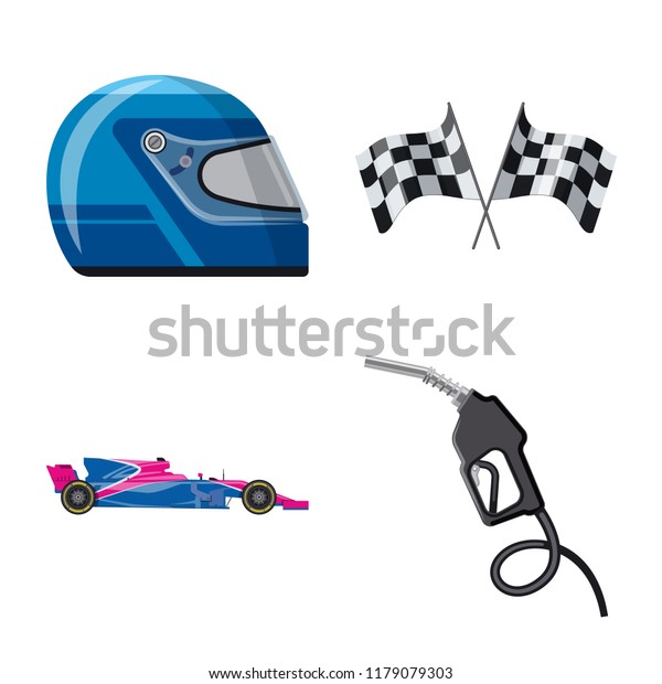 Vector design of car and rally symbol.
Collection of car and race stock symbol for
web.
