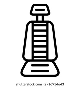 Diseño de Vector Asiento de coche Icon Style