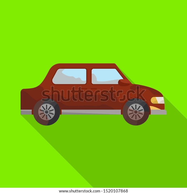 Vector design of car and vehicle sign.\
Web element of car and clean stock symbol for\
web.