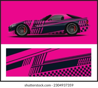 vector design for car wrap and  Vehicle