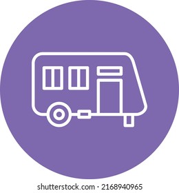 Vector Design Caravan Icon Style