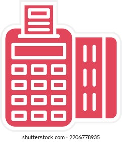 Vector Design Card Machine Icon Style