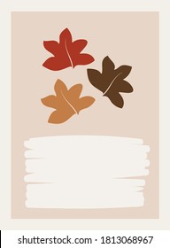 Vector design for card, poster, flyer, web and other users. thanksgiving cards.