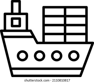Diseño de vectores Estilo de icono de envío de carga