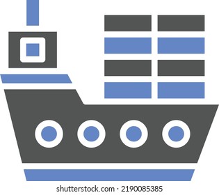 Diseño de vectores Estilo de icono de envío de carga