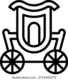 Vector Design Carriage Icon Style