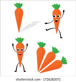 Vector design - carrot character