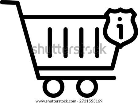 Vector Design Cart Details Icon Style