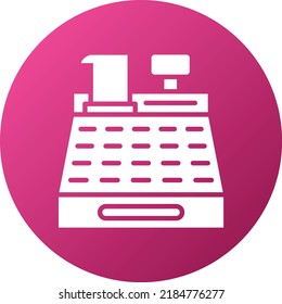 Diseño de vectores Estilo de icono Registro de efectivo