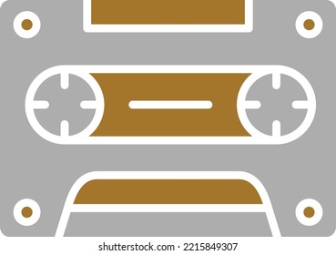 Vector Design Cassette Icon Style