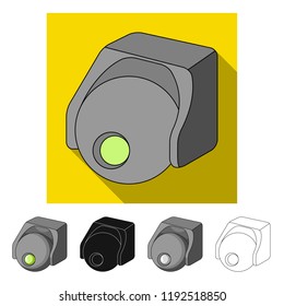 Vector design of cctv and camera symbol. Collection of cctv and system stock symbol for web.