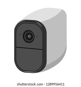 Vector design of cctv and camera symbol. Set of cctv and system stock vector illustration.