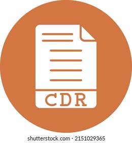 Vector Design CDR Icon Style