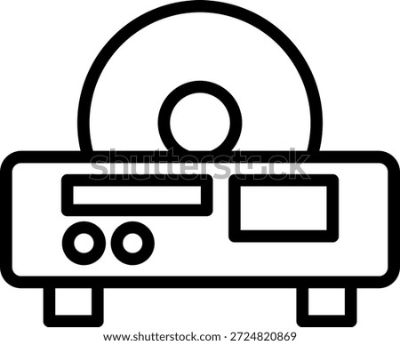 Vector Design CD-ROM Icon Style