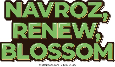 A vector design celebrating the spirit of Nowruz and new beginnings.