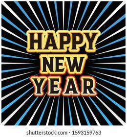 Vector design for celebration and welcome of the new year is very suitable for the background