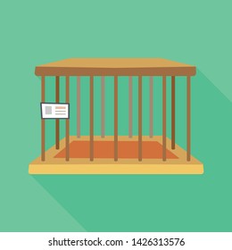 Vector design of cell and empty symbol. Set of cell and metal stock symbol for web.