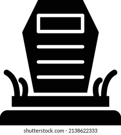 Vektordesign-Friedhof-Symbol