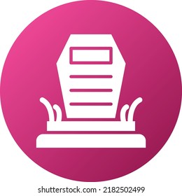 Vector Design Cemetery Icon Style