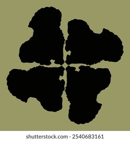 vector design for ceramic or tile motifs with dog motifs in soft colors