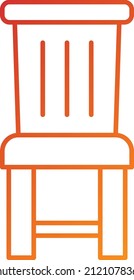 Vector Design Chair Icon Style