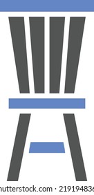 Estilo de icono de la silla de diseño del vector