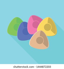Vector design of chalk and scribble logo. Collection of chalk and texture stock vector illustration.