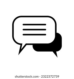 Vector design of chat, icon and graphic design