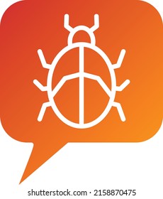 Estilo de icono de la conversación sobre el diseño de los vectores