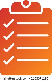Vector Design checklist Icon Style