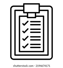 Vector Design Checklist Icon Style