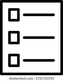 Estilo de Ícone de Lista de Verificação de Design de Vetor