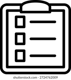 Vector Design Checklist Icon Style