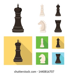 Vector Design Checkmate Thin Icon Set Stock Vector (Royalty Free ...